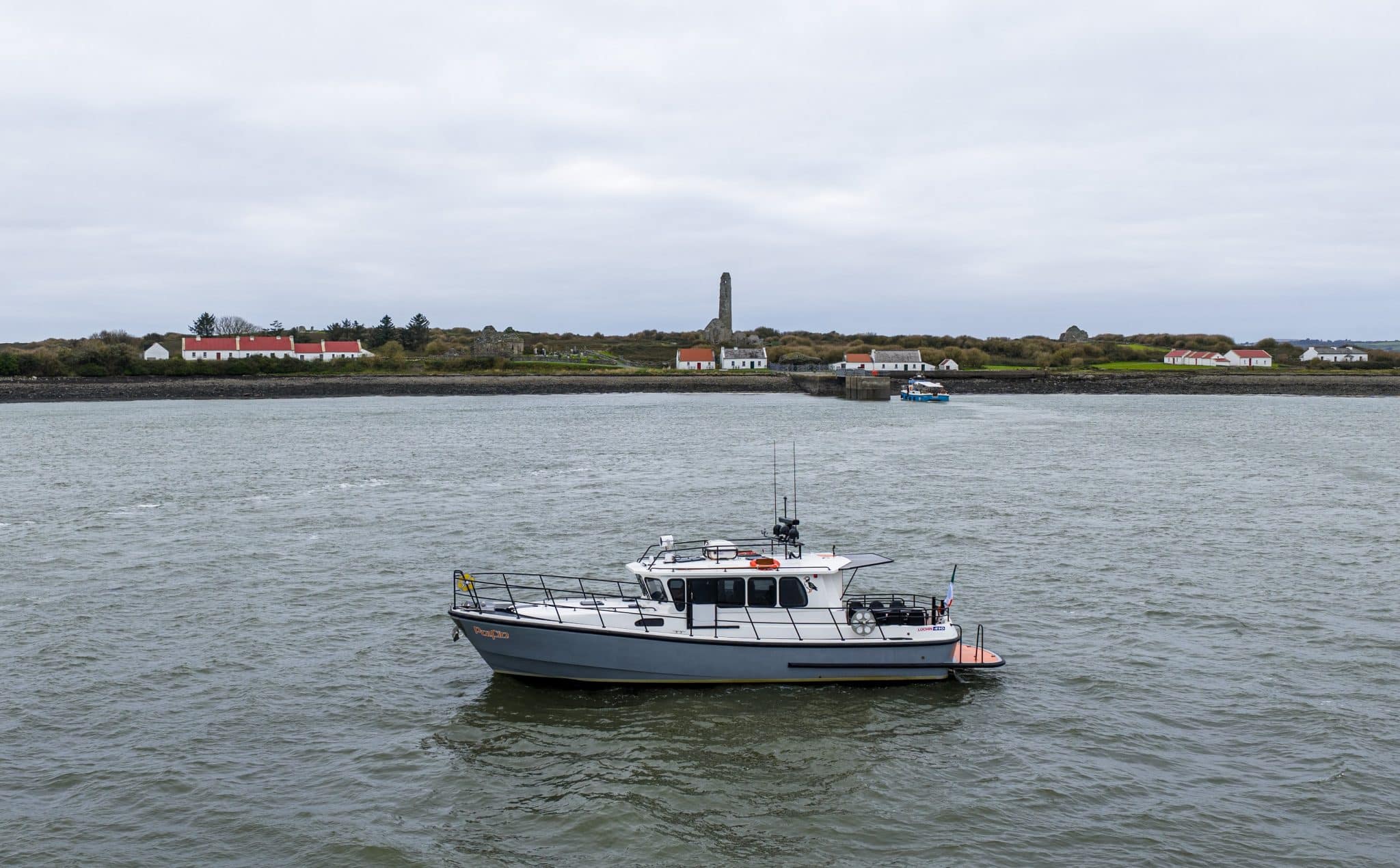 Puifin charter yacht at Kilrush Marina on the Shannon Estuary